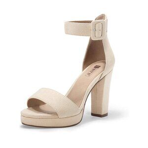 Indifu Womens Shoes Chunky High Heel Platform Sandals Size 8.5